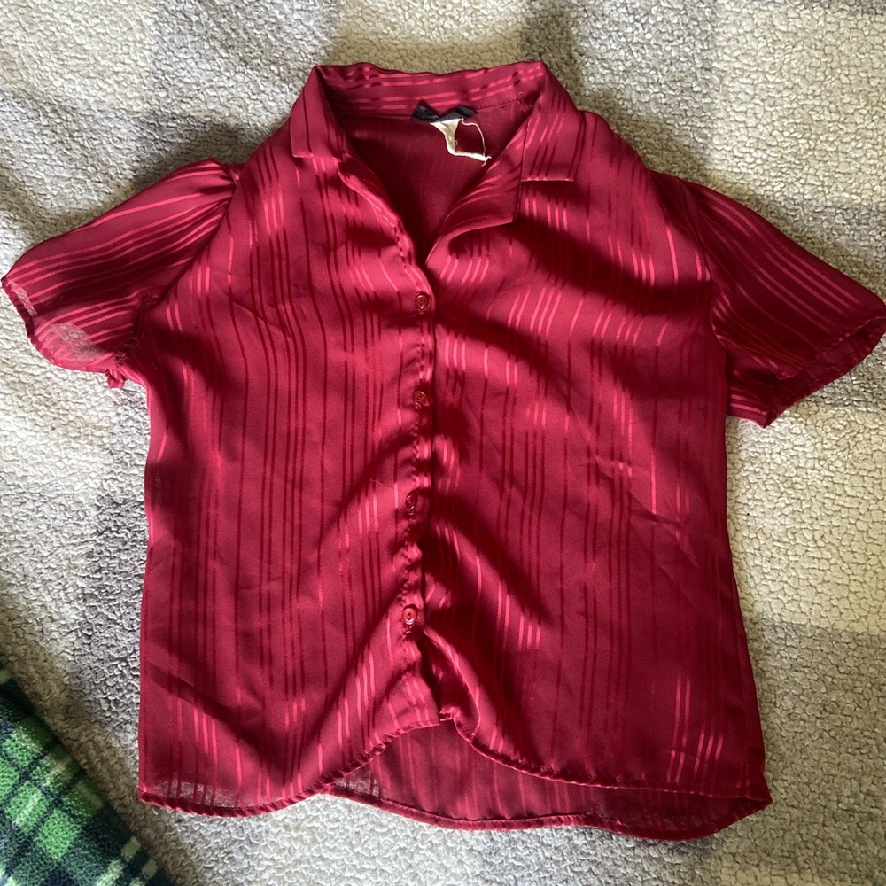 Vintage Striped Blouse